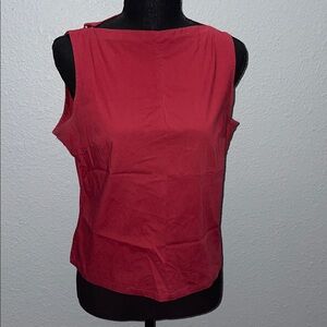 Elegant Red Banana Republic Stretch Sleeveless Top
